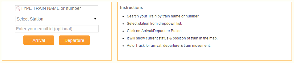 live train status